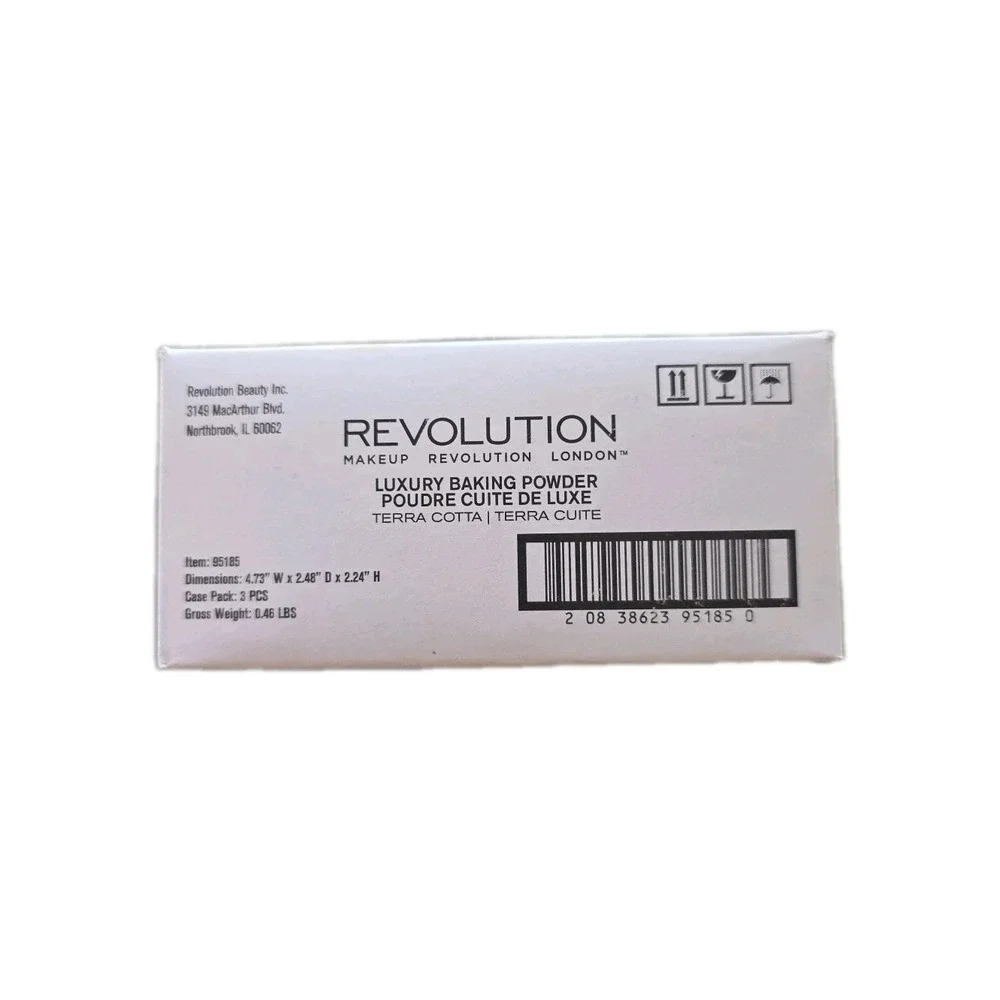 Revolution Luxury Baking Powder Terra Cotta 1.47 oz 3 Pack New